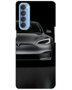 Чехол для OPPO Reno 4 Pro с картинкой «Tesla Model S Look» Чехол для OPPO Reno 4 Pro с картинкой «Tesla Model S Look»