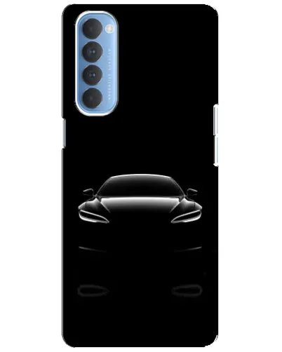 Чохол для OPPO Reno 4 Pro з картинкою «Силует Tesla Night» Чохол для OPPO Reno 4 Pro з картинкою «Силует Tesla Night»