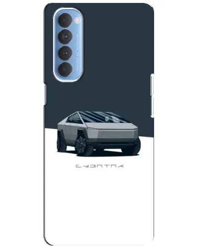 Чохол для OPPO Reno 4 Pro з картинкою «Сріблястий Cybertruck Tesla» Чохол для OPPO Reno 4 Pro з картинкою «Сріблястий Cybertruck Tesla»