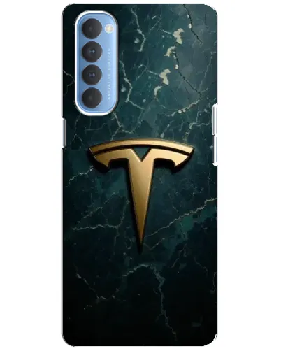 Чохол для OPPO Reno 4 Pro з картинкою «Мармурова Tesla Gold» Чохол для OPPO Reno 4 Pro з картинкою «Мармурова Tesla Gold»