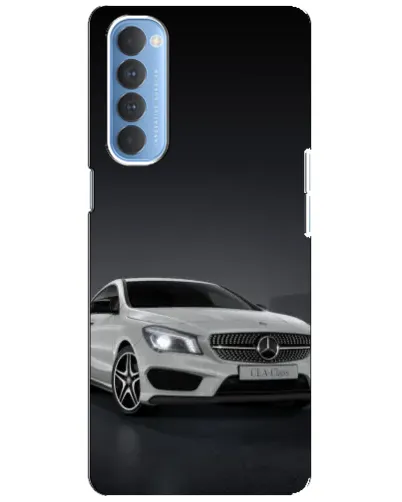 Чехол для OPPO Reno 4 Pro с картинкой «Mercedes AMG GT Silver»