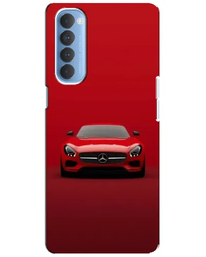Чехол для OPPO Reno 4 Pro с картинкой «Красный Mercedes AMG»