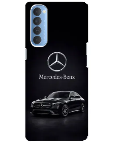 Чехол для OPPO Reno 4 Pro с картинкой «Mercedes — решетка радиатора»