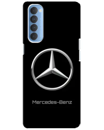 Чехол для OPPO Reno 4 Pro с картинкой «Mercedes Silver Logo»