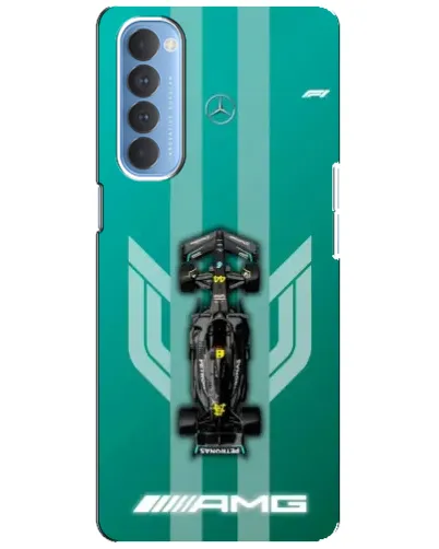 Чехол для OPPO Reno 4 Pro с картинкой «Mercedes AMG Petronas»