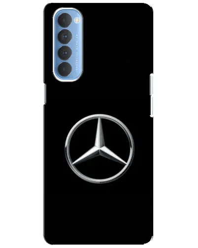 Чехол для OPPO Reno 4 Pro с картинкой «Mercedes классический лого»