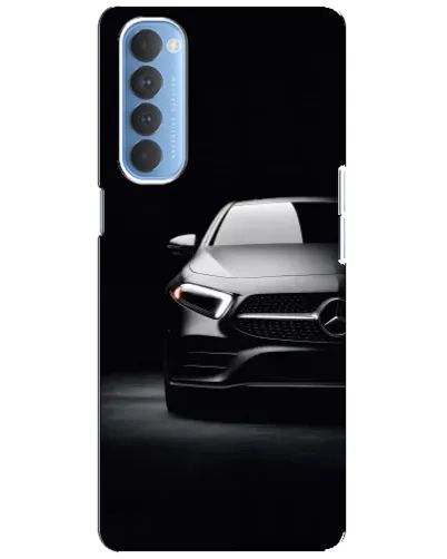 Чехол для OPPO Reno 4 Pro с картинкой «Свет фар Mercedes»