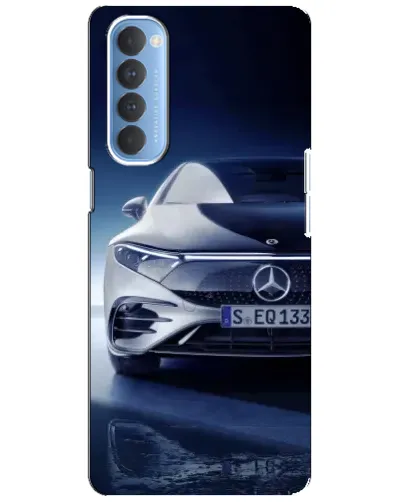 Чехол для OPPO Reno 4 Pro с картинкой «Mercedes EQ — будущее»