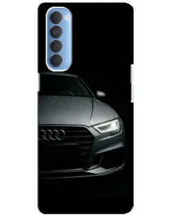 Чехол для OPPO Reno 4 Pro с картинкой «Audi — детализация кузова» Чехол для OPPO Reno 4 Pro с картинкой «Audi — детализация кузова»