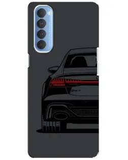 Чехол для OPPO Reno 4 Pro с картинкой «Задняя часть Audi — арт» Чехол для OPPO Reno 4 Pro с картинкой «Задняя часть Audi — арт»