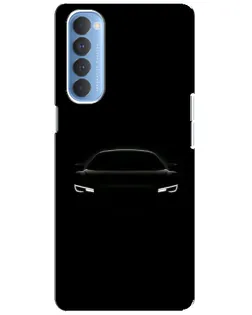 Чехол для OPPO Reno 4 Pro с картинкой «Взгляд Audi в темноте» Чехол для OPPO Reno 4 Pro с картинкой «Взгляд Audi в темноте»