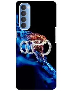 Чехол для OPPO Reno 4 Pro с картинкой «Энергия лого Audi» Чехол для OPPO Reno 4 Pro с картинкой «Энергия лого Audi»