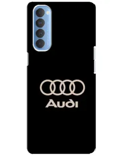 Чехол для OPPO Reno 4 Pro с картинкой «Audi — золотой логотип» Чехол для OPPO Reno 4 Pro с картинкой «Audi — золотой логотип»