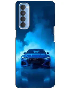 Чехол для OPPO Reno 4 Pro с картинкой «Audi — голубая энергия» Чехол для OPPO Reno 4 Pro с картинкой «Audi — голубая энергия»