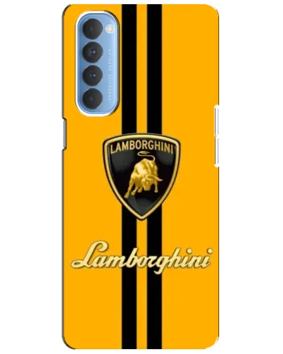 Чехол для OPPO Reno 4 Pro с картинкой «Lamborghini Stripe желтый» Чехол для OPPO Reno 4 Pro с картинкой «Lamborghini Stripe желтый»