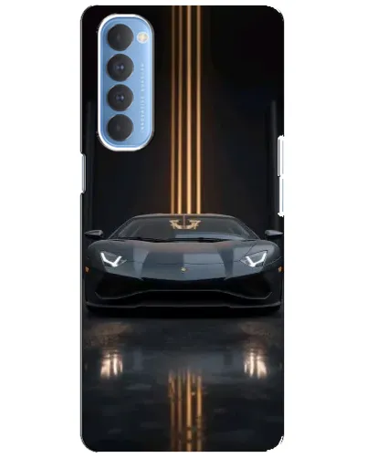Чехол для OPPO Reno 4 Pro с картинкой «Lamborghini золотые линии» Чехол для OPPO Reno 4 Pro с картинкой «Lamborghini золотые линии»