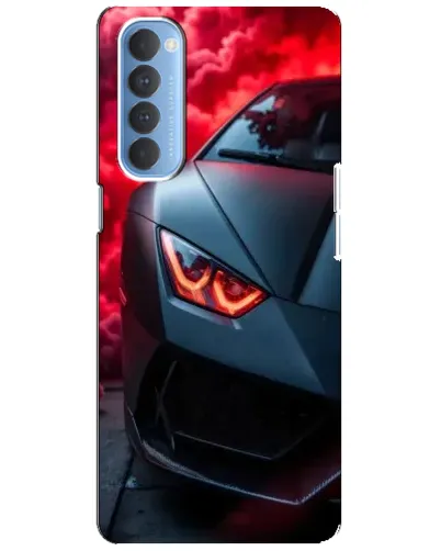 Чехол для OPPO Reno 4 Pro с картинкой «Lamborghini красное сияние» Чехол для OPPO Reno 4 Pro с картинкой «Lamborghini красное сияние»