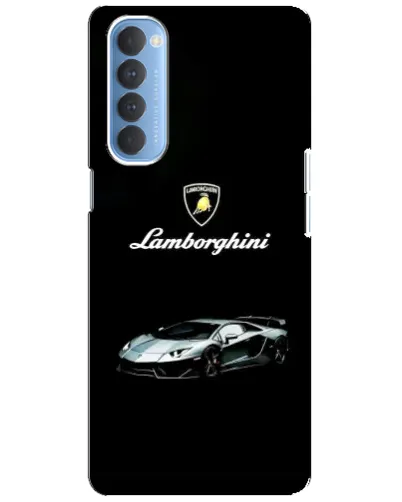 Чехол для OPPO Reno 4 Pro с картинкой «Логотип Lamborghini классика» Чехол для OPPO Reno 4 Pro с картинкой «Логотип Lamborghini классика»