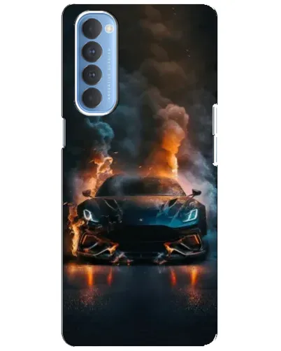 Чехол для OPPO Reno 4 Pro с картинкой «Lamborghini дымная эстетика» Чехол для OPPO Reno 4 Pro с картинкой «Lamborghini дымная эстетика»