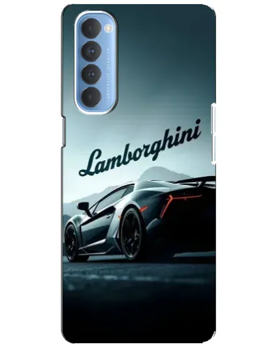 Чехол для OPPO Reno 4 Pro с картинкой «Классическая надпись Lamborghini» Чехол для OPPO Reno 4 Pro с картинкой «Классическая надпись Lamborghini»