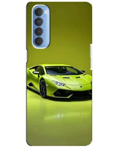 Чехол для OPPO Reno 4 Pro с картинкой «Салатовый Lamborghini Huracan» Чехол для OPPO Reno 4 Pro с картинкой «Салатовый Lamborghini Huracan»