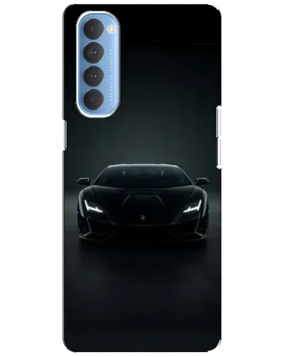 Чехол для OPPO Reno 4 Pro с картинкой «Черный Lamborghini Aventador» Чехол для OPPO Reno 4 Pro с картинкой «Черный Lamborghini Aventador»