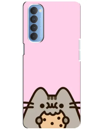 Чохол для OPPO Reno 4 Pro з картинкою «Pusheen та печиво» Чохол для OPPO Reno 4 Pro з картинкою «Pusheen та печиво»