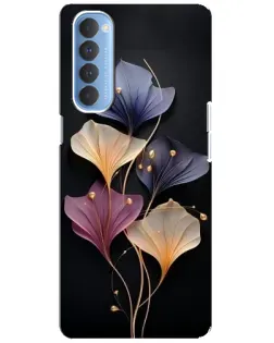 Чехол для OPPO Reno 4 Pro с картинкой «Лиловые цветы грации» Чехол для OPPO Reno 4 Pro с картинкой «Лиловые цветы грации»