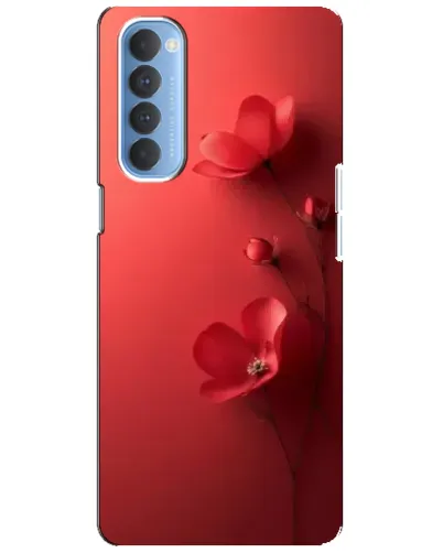 Чехол для OPPO Reno 4 Pro с картинкой «Маковые соцветия»