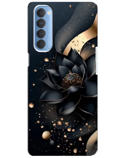 Чехол для OPPO Reno 4 Pro с картинкой «Черный лотос»