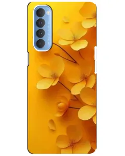 Чехол для OPPO Reno 4 Pro с картинкой «Золотые лепестки» Чехол для OPPO Reno 4 Pro с картинкой «Золотые лепестки»