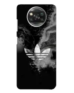 Чехол для OPPO Reno 4 с картинкой «Абстрактный дым Adidas»