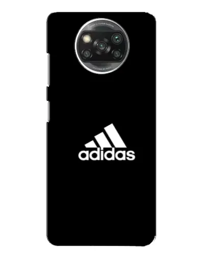 Чехол для OPPO Reno 4 с картинкой «Черная классика Adidas»
