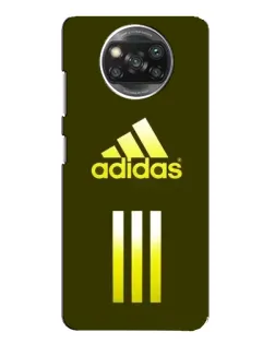 Чехол для OPPO Reno 4 с картинкой «Оливковый градиент Adidas»