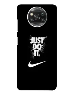 Чехол для OPPO Reno 4 с картинкой «Текстовый принт Nike»
