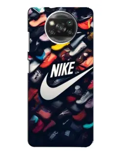 Чехол для OPPO Reno 4 с картинкой «Коллекция кроссовок Nike»