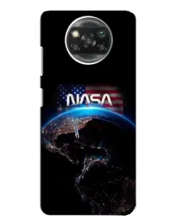 Чехол для OPPO Reno 4 с картинкой «Земля из космоса NASA»