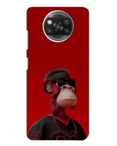 Чехол для OPPO Reno 4 с картинкой «Bored Ape в красном»