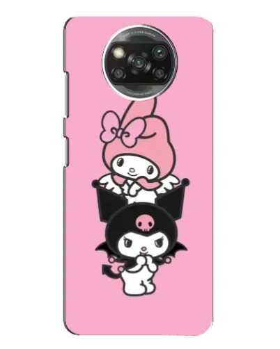 Чохол для OPPO Reno 4 з картинкою «My Melody та Kuromi» Чохол для OPPO Reno 4 з картинкою «My Melody та Kuromi»