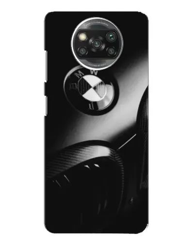 Чехол для OPPO Reno 4 с картинкой «Эмблема BMW — макро»