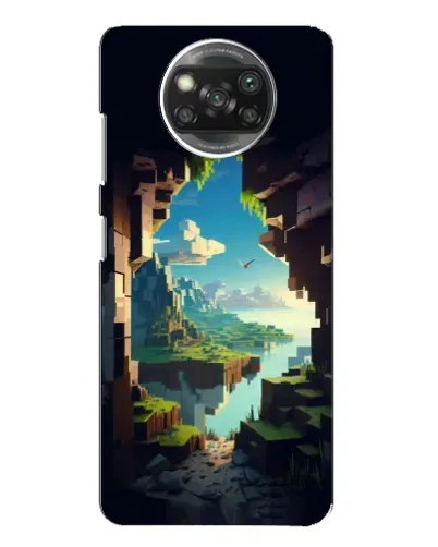 Чехол для OPPO Reno 4 с картинкой «Вид из пещеры»