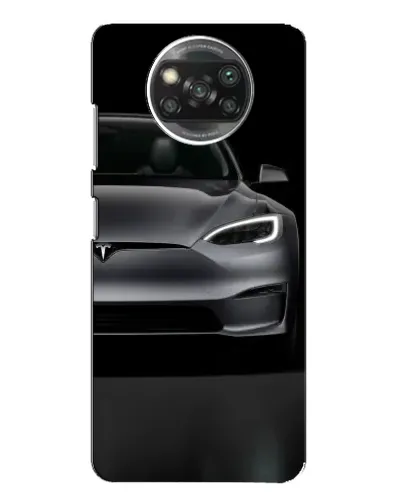 Чехол для OPPO Reno 4 с картинкой «Tesla Model S Look»