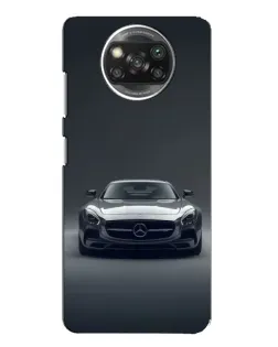 Чехол для OPPO Reno 4 с картинкой «Mercedes на черном»