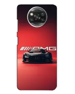 Чехол для OPPO Reno 4 с картинкой «Mercedes AMG — красная линия»