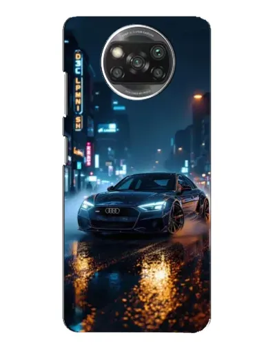 Чехол для OPPO Reno 4 с картинкой «Ночной город и Audi» Чехол для OPPO Reno 4 с картинкой «Ночной город и Audi»