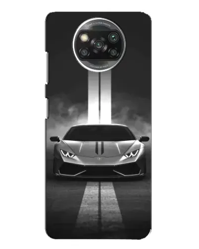 Чехол для OPPO Reno 4 с картинкой «Lamborghini симметрия дорог»