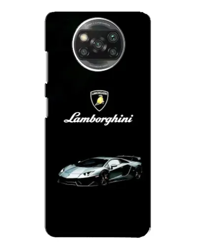 Чехол для OPPO Reno 4 с картинкой «Логотип Lamborghini классика»