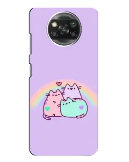 Чехол для OPPO Reno 4 с картинкой «Радужные Пушины» Чехол для OPPO Reno 4 с картинкой «Радужные Пушины»