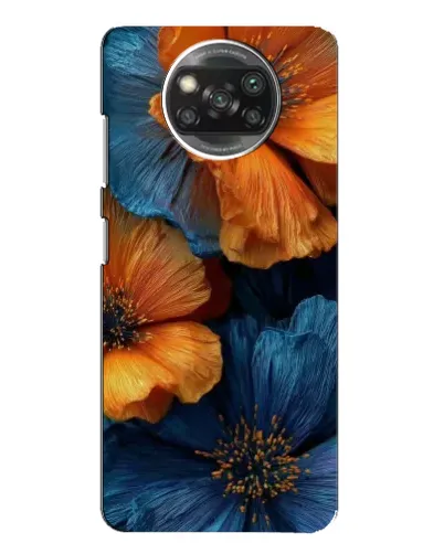 Чехол для OPPO Reno 4 с картинкой «Яркая сине-оранжевая флора» Чехол для OPPO Reno 4 с картинкой «Яркая сине-оранжевая флора»