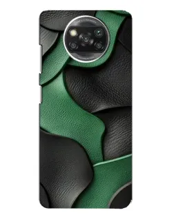 Чохол для OPPO Reno 4 з картинкою «Зелені шкіряні хвилі»